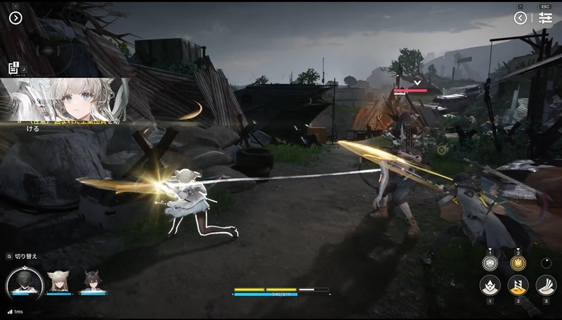 アークナイツ:エンドフィールド、熱いバトル